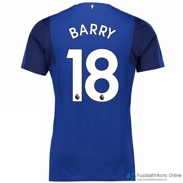 Everton Trikot Heim Barry 2017-18 Fussballtrikots Günstig